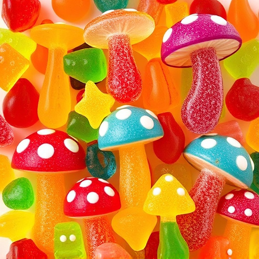 Vibrant Magic Mushroom Gummies Collection