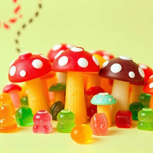 Vibrant Magic Mushroom Gummies Collection