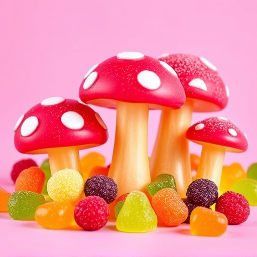 Vibrant Magic Mushroom Gummies Collection