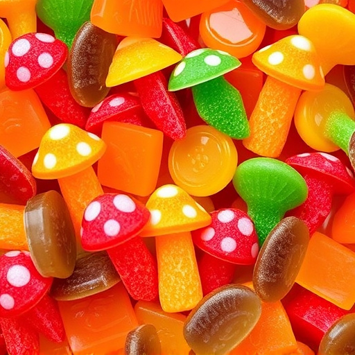 Vibrant Magic Mushroom Gummies Collection