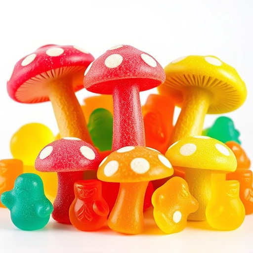 Vibrant Magic Mushroom Gummies Collection