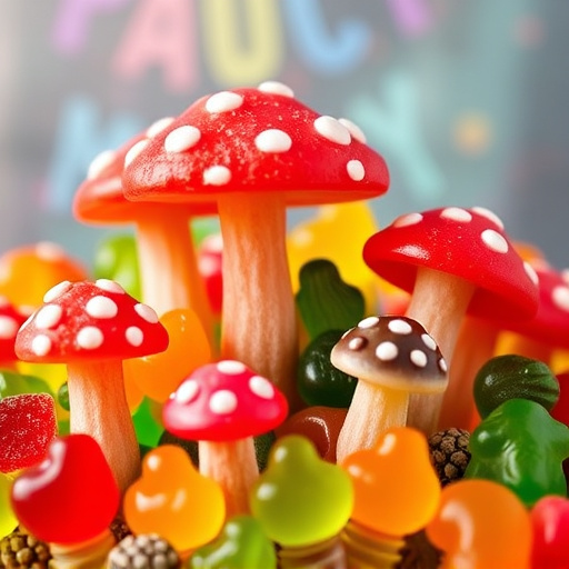 Vibrant Magic Mushroom Gummies Collection