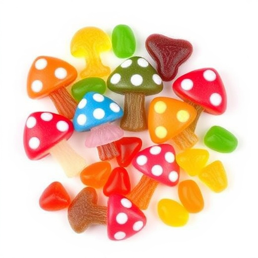 Vibrant Magic Mushroom Gummies Collection