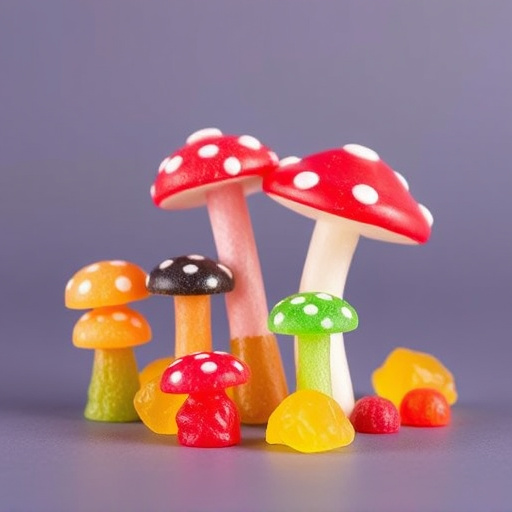 Vibrant Magic Mushroom Gummies Collection