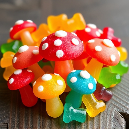 Vibrant Magic Mushroom Gummies Collection