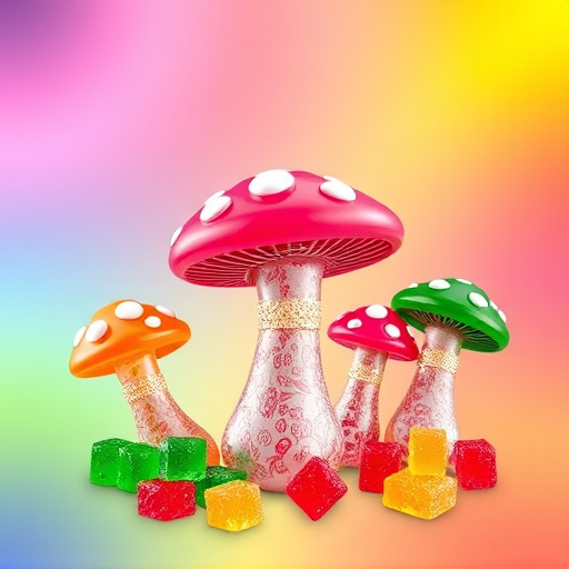 Vibrant Magic Mushroom Gummies Collection