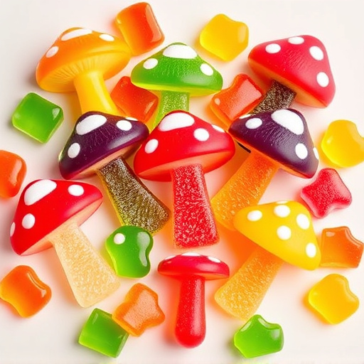 Vibrant Magic Mushroom Gummies Collection