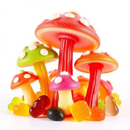 Vibrant Magic Mushroom Gummies Collection