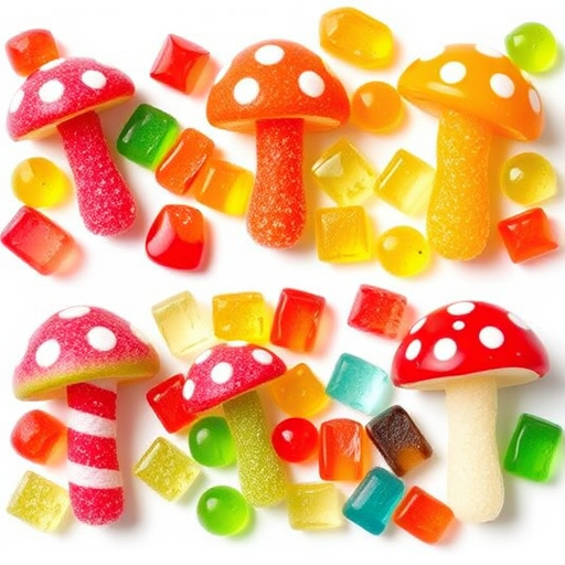 Vibrant Magic Mushroom Gummies Collection