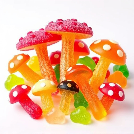 Vibrant Magic Mushroom Gummies Collection