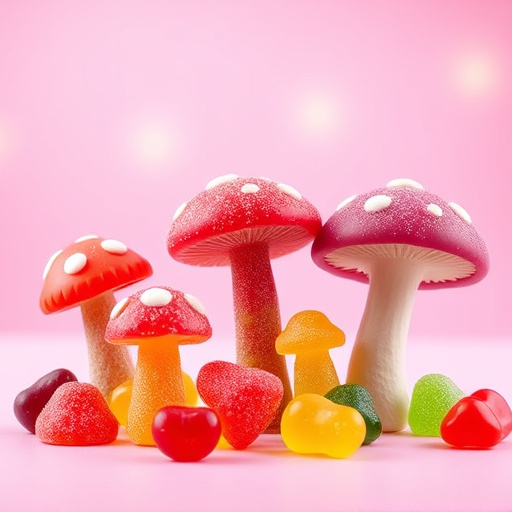 Vibrant Magic Mushroom Gummies Collection