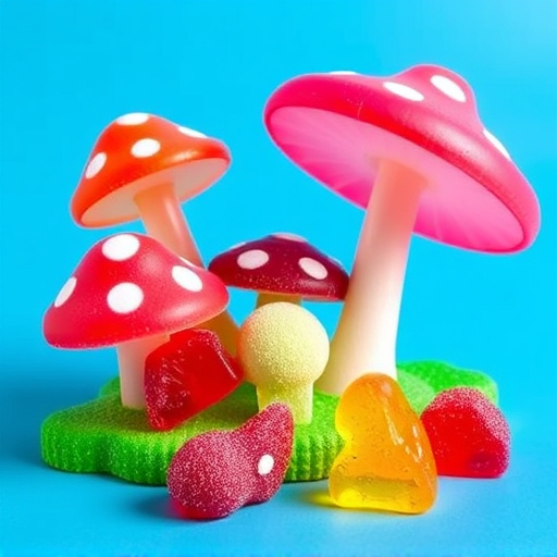 Vibrant Magic Mushroom Gummies Collection