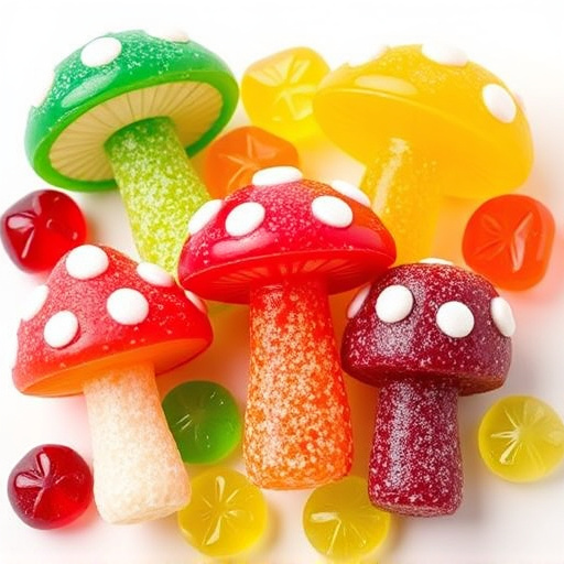 Vibrant Magic Mushroom Gummies Collection