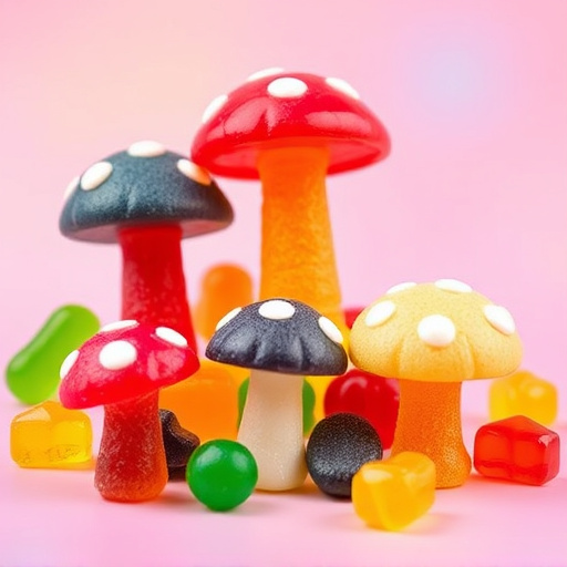 Vibrant Magic Mushroom Gummies Collection