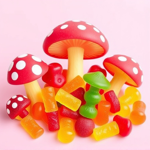 Vibrant Magic Mushroom Gummies Collection