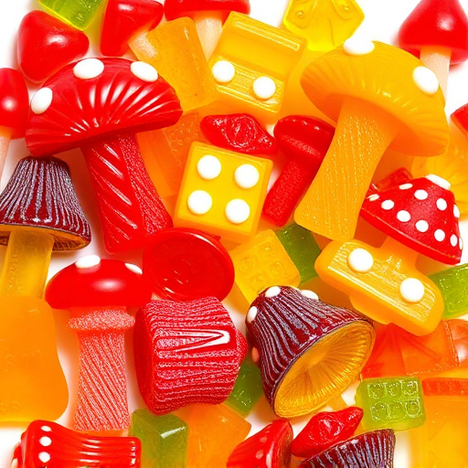 Vibrant Magic Mushroom Gummies Collection