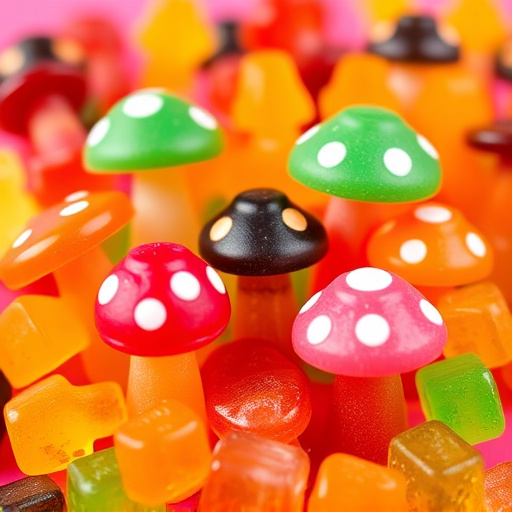 Vibrant Magic Mushroom Gummies Collection