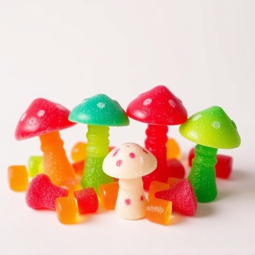 Vibrant Magic Mushroom Gummies Collection