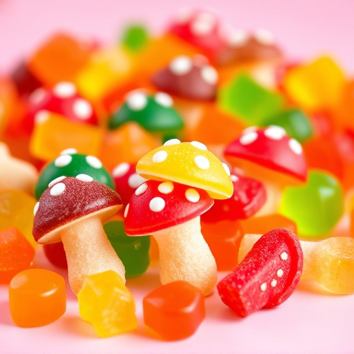 Vibrant Magic Mushroom Gummies Collection