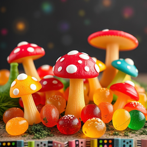 Vibrant Magic Mushroom Gummies Collection