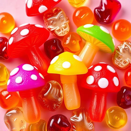 Vibrant Magic Mushroom Gummies Collection