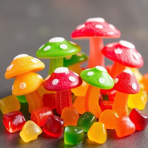 Vibrant Magic Mushroom Gummies Collection