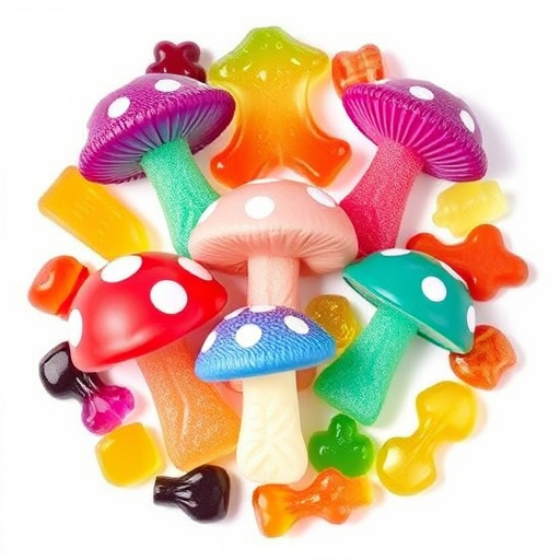 Vibrant Magic Mushroom Gummies Collection