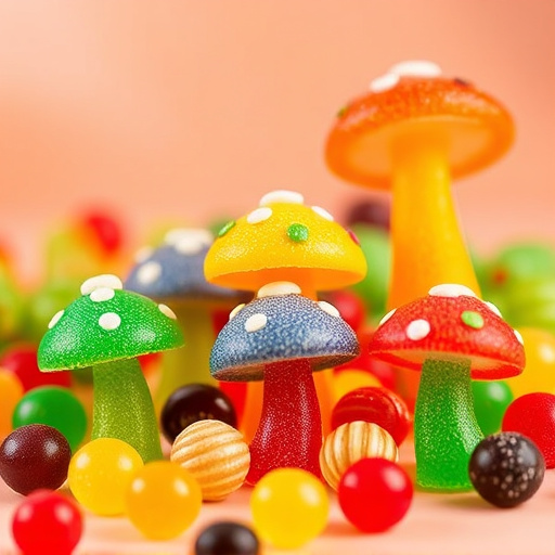 Vibrant Magic Mushroom Gummies Collection