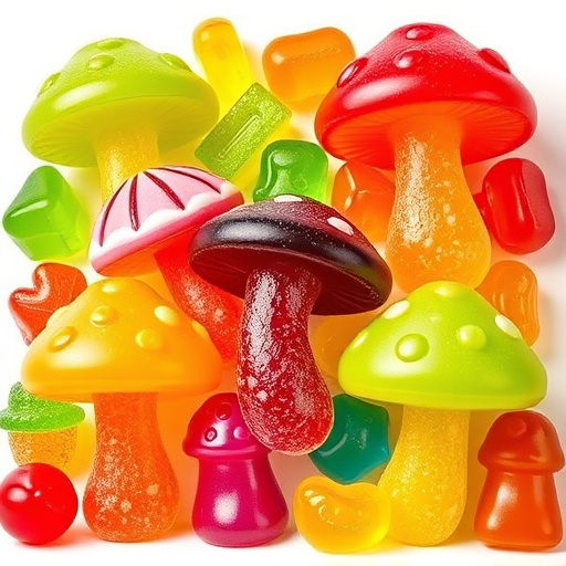 Vibrant Magic Mushroom Gummies Collection