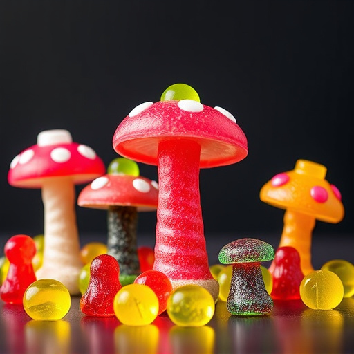 Vibrant Magic Mushroom Gummies Collection