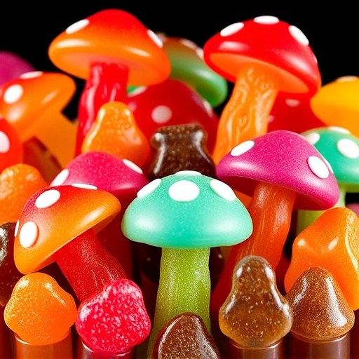 Vibrant Magic Mushroom Gummies Collection