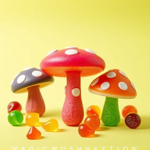 Vibrant Magic Mushroom Gummies Collection