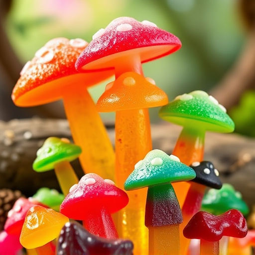 Vibrant Magic Mushroom Gummies Collection