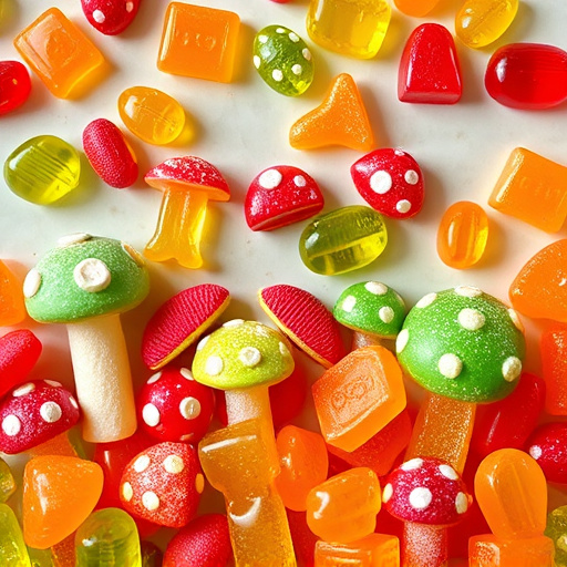 Vibrant Magic Mushroom Gummies Collection