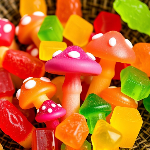 Vibrant Magic Mushroom Gummies Collection