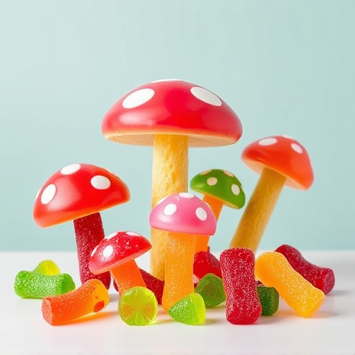 Vibrant Magic Mushroom Gummies Collection