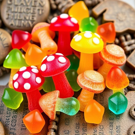 Vibrant Magic Mushroom Gummies Collection
