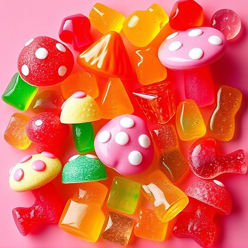 Vibrant Magic Mushroom Gummies Collection