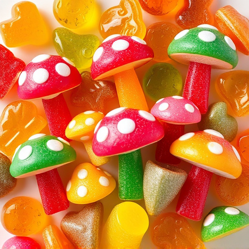 Vibrant Magic Mushroom Gummies Collection