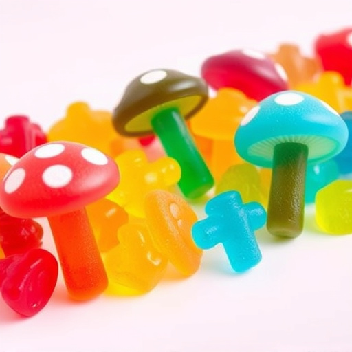 Vibrant Magic Mushroom Gummies Collection