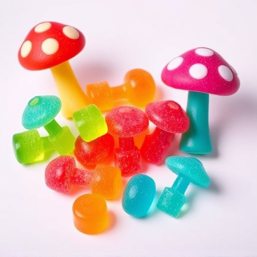 Vibrant Magic Mushroom Gummies Collection