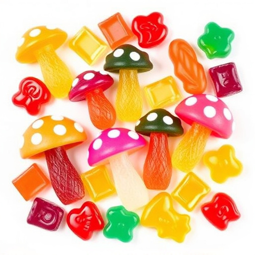 Vibrant Magic Mushroom Gummies Collection