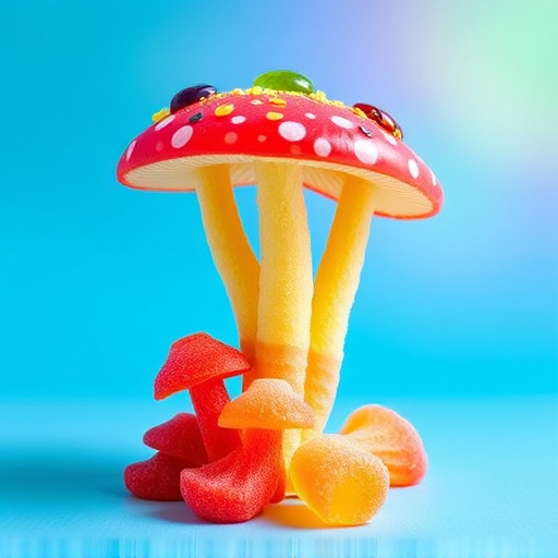 Vibrant Magic Mushroom Gummies Collection
