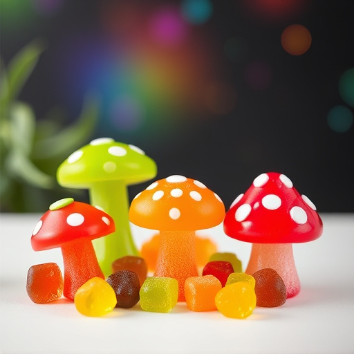 Vibrant Magic Mushroom Gummies Collection