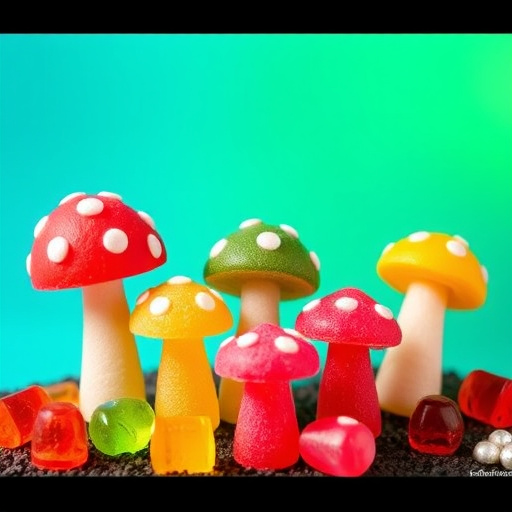 Vibrant Magic Mushroom Gummies Collection