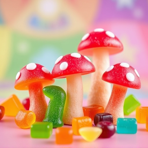 Vibrant Magic Mushroom Gummies Collection