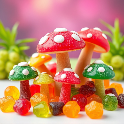 Vibrant Magic Mushroom Gummies Collection