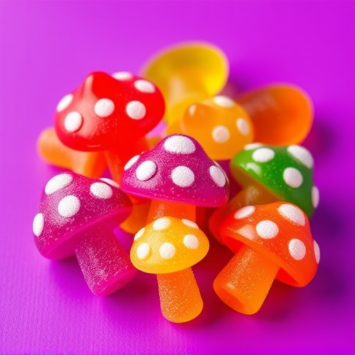 Vibrant Magic Mushroom Gummies Collection