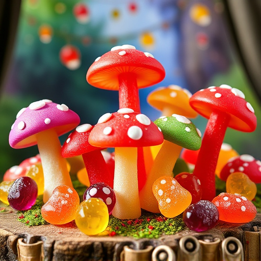 Vibrant Magic Mushroom Gummies Collection