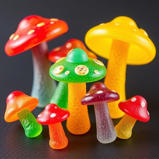 Vibrant Magic Mushroom Gummies Collection